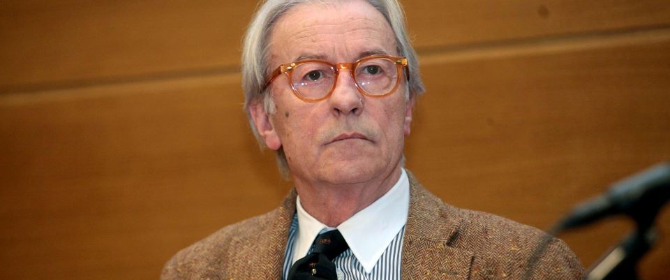 Vittorio Feltri alla presentazione del libro di Gennaro Sangiuliano “Putin. Vita di uno Zar”, Milano, 21 dicembre 2015.  ANSA/MOURAD BALTI