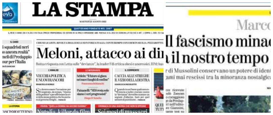 La Stampa Meloni