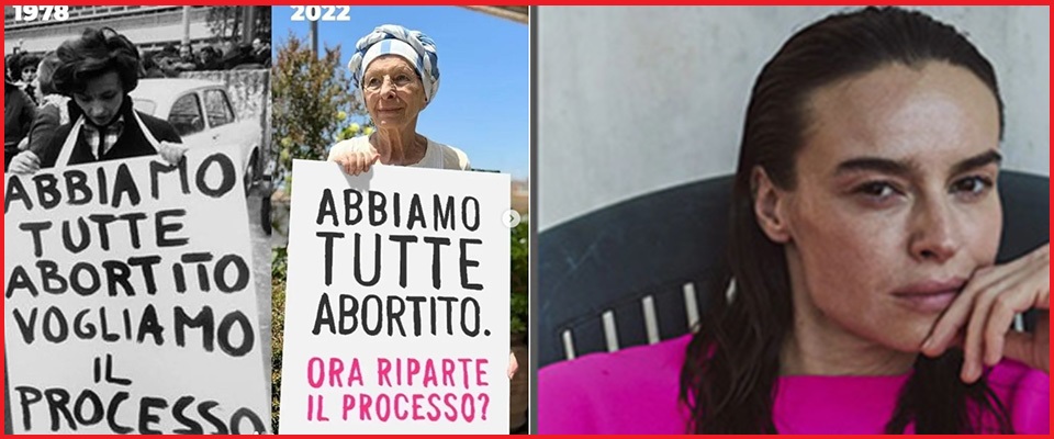 Kasia Smutniak, ex fidanzata di Taricone, si unisce al coro anti-Meloni: “Aborto a rischio, voto Bonino”