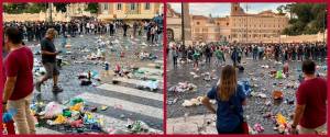 piazza del Popolo Betis tifosi