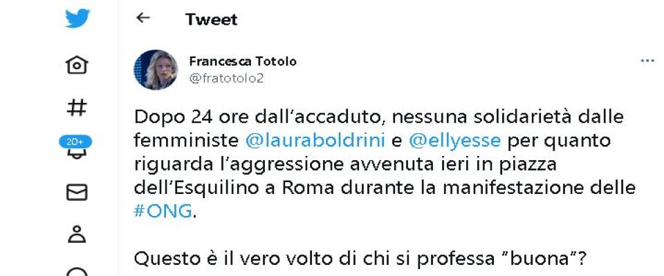 Giornalista del Primato Nazionale aggredita dai bravi ragazzi delle Ong. E le femministe tacciono