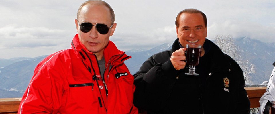 Putin Berlusconi Mosca