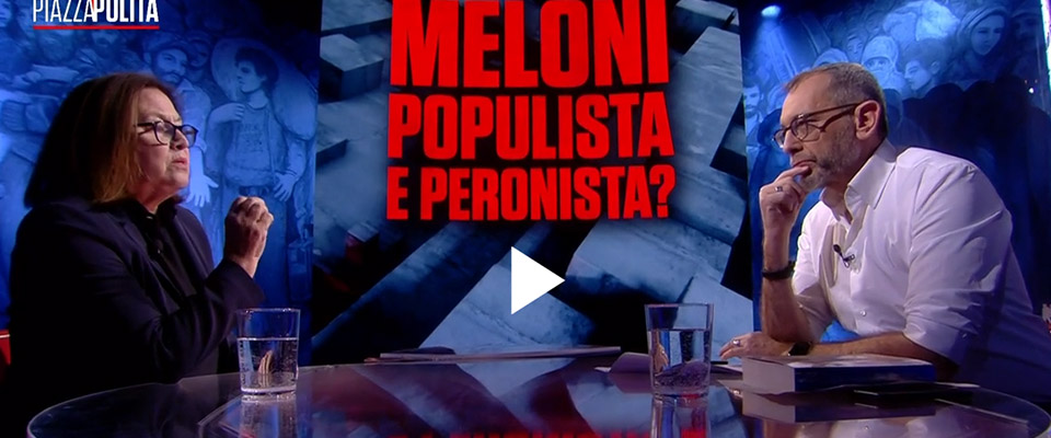 Lucia Annunziata gela Formigli: “Ma che fascismo, la Meloni ci sa fare e ha vinto con i suoi voti” (video)