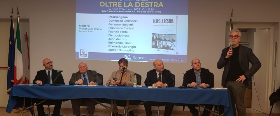 Oltre la destra: al convegno alla Fondazione An le belle storie degli italiani che fecero la storia del Msi