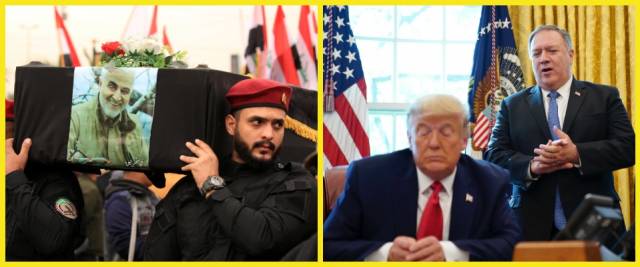 funerali Soleimani, Trump, Pompeo