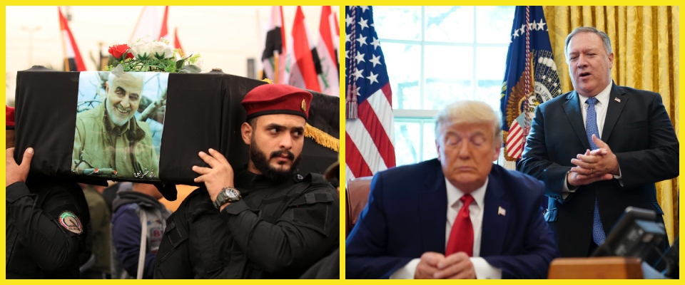 funerali Soleimani, Trump, Pompeo