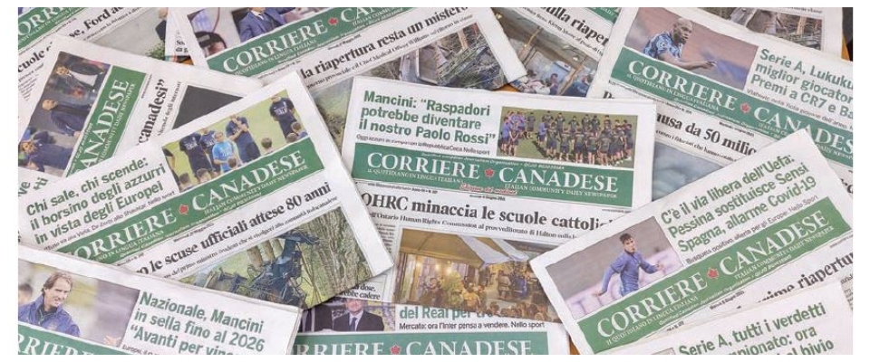 Italiani all’estero: l’editore del “Corriere Canadese” a Roma. Amorese: “Giornale per noi prezioso”