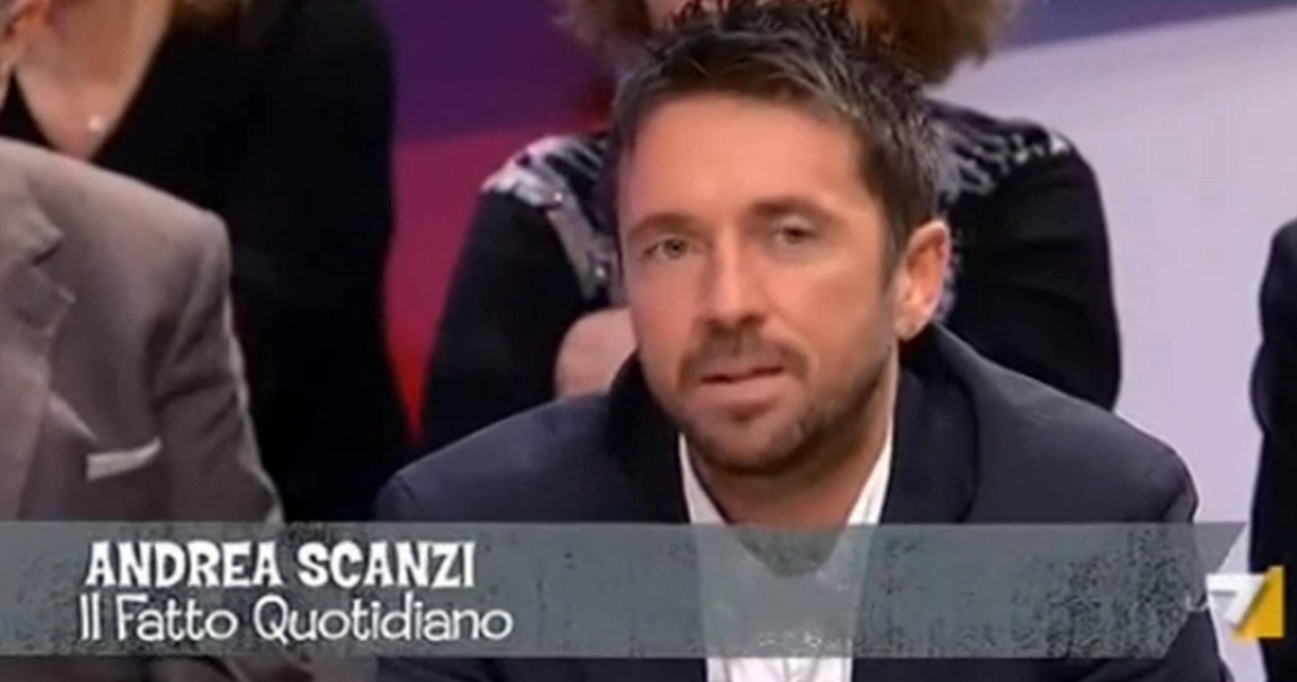 Cruciani e Scanzi rissa e insulti sulla carne d orso