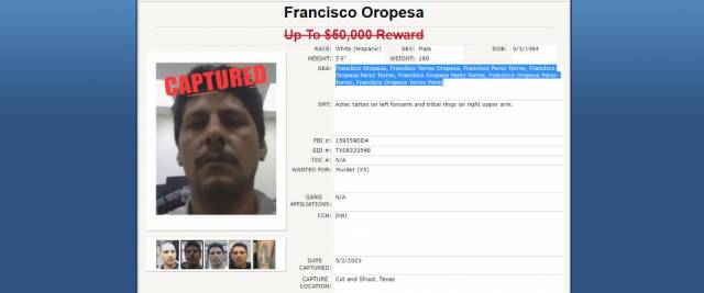 FRANCISCO_OROPESA_KILLER DELLA_STRAGE_IN_TEXAS, HA UCCISO 5 PERSONE FRA CUI UN BIMBO DI 5 ANNI