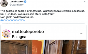 Twitter Luca Bizzarri contro Lepore