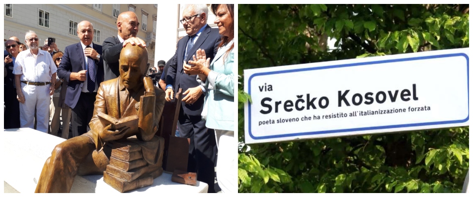 Reggio Emilia cancella via d’Annunzio e la dedica al poeta sloveno anti italiano Srecko Kosovel