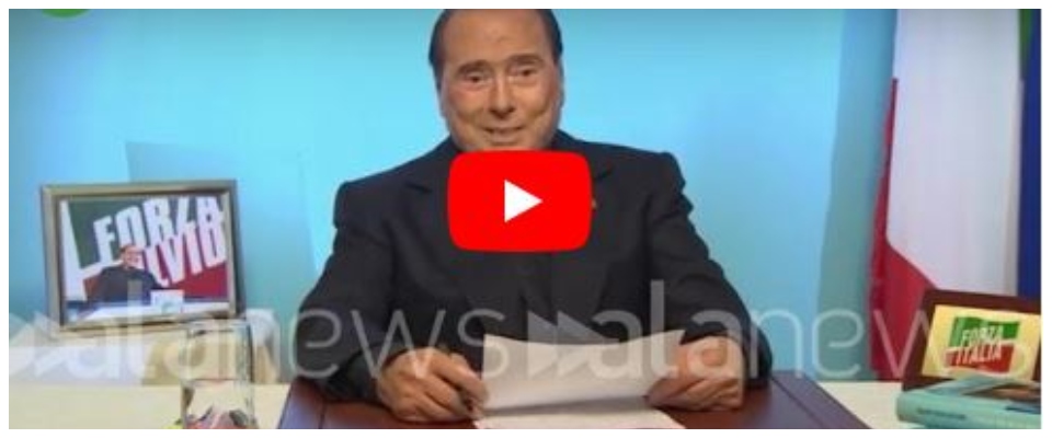 Nuovo videomessaggio di Berlusconi dal San Raffaele: “Chi non vota non è un buon italiano” (video)