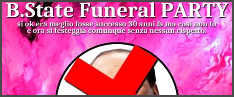 Bologna, il centro sociale festeggia la morte del Cav con un funeral party. Bignami: miserabili