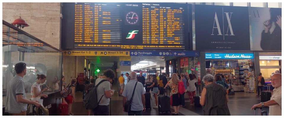 Sciopero dei treni, caos calmo e utenti inferociti. E’ il “giovedì nero” dei sindacati