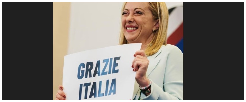 Meloni: “Il 25 settembre 2022 gli italiani ci hanno scelto, l’Italia è già cambiata. Non li tradiremo”