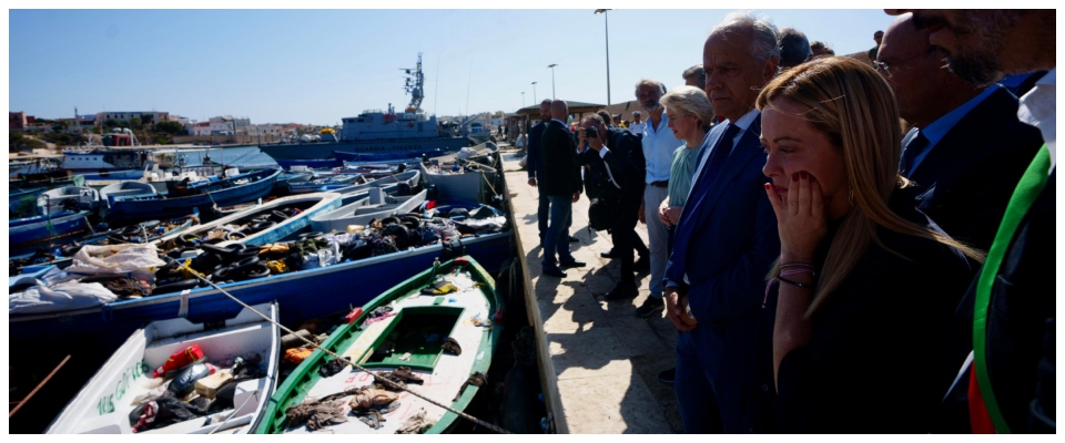 Migranti, via libera al pacchetto Lampedusa. Meloni: “Una battaglia epocale insieme alla Ue”