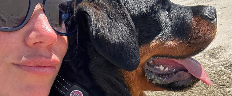 La proprietaria del rottweiler “volante” ha un altro cucciolo, ma denuncia: “Vogliono togliermelo”