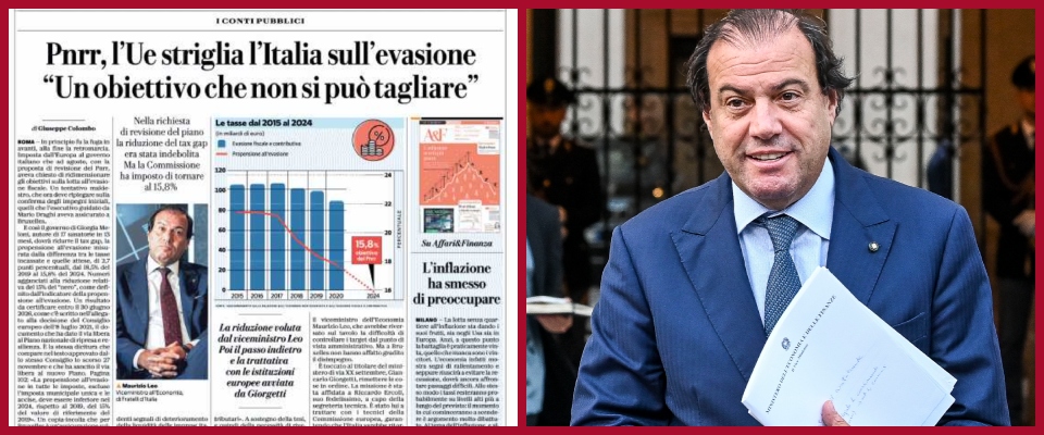 Leo smonta l’ultima bufala di Repubblica: “Nessuno ha intenzione di indebolire la lotta all’evasione”