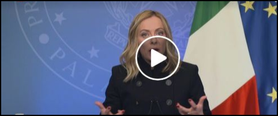 Meloni: “Smontiamo il bluff di Hamas che vuole lo scontro di civiltà, l’antisemitismo è un cancro” (video)