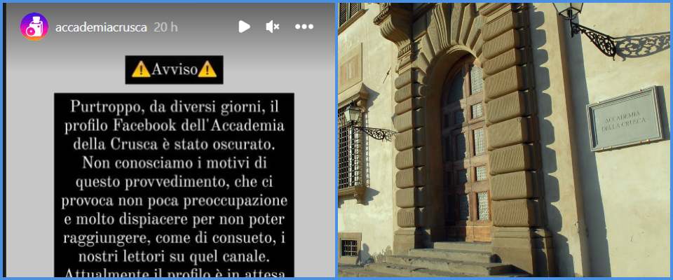 accademia della crusca facebook