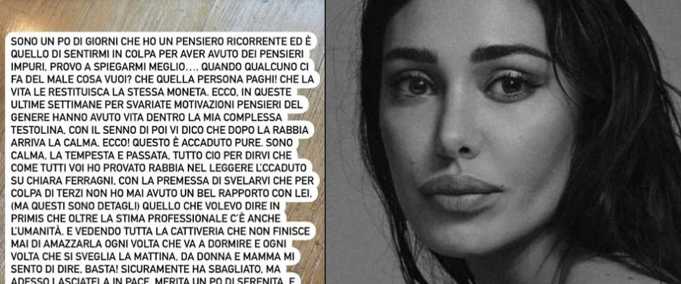 Belen in soccorso di Chiara Ferragni: “Ha sbagliato ma da mamma dico basta, merita serenità”