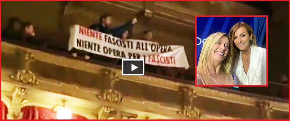 Nizza, quattro sfigati contestano la Venezi: “No ai fascisti”. La platea li subissa di fischi (video)