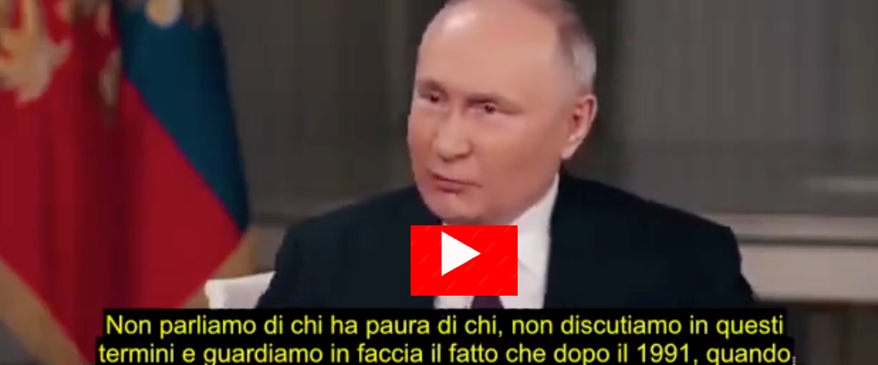 Putin intervista italiano