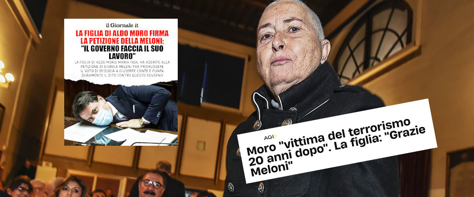 Addio a Maria Fida Moro, figlia dello statista ucciso dalle Br. Il rapporto speciale con la Meloni