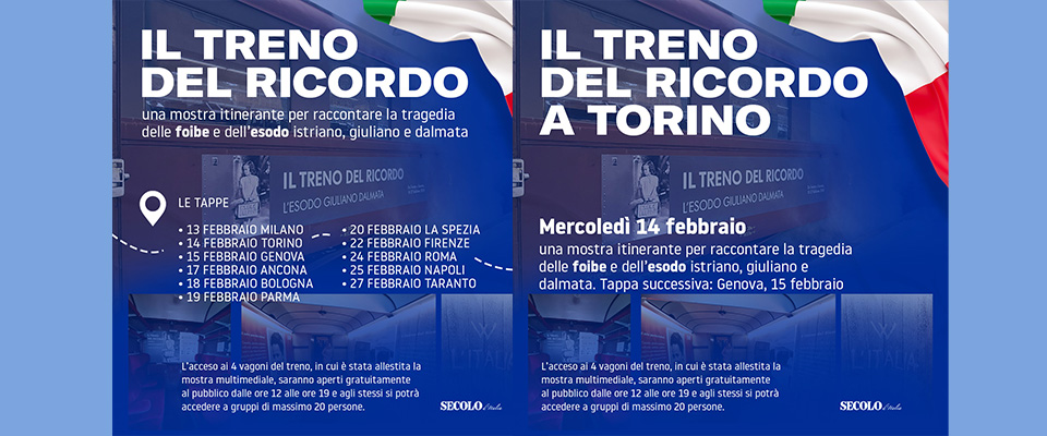 Foibe, le prossime tappe del Treno del Ricordo. La Russa: “C’è ancora chi nega e infanga”