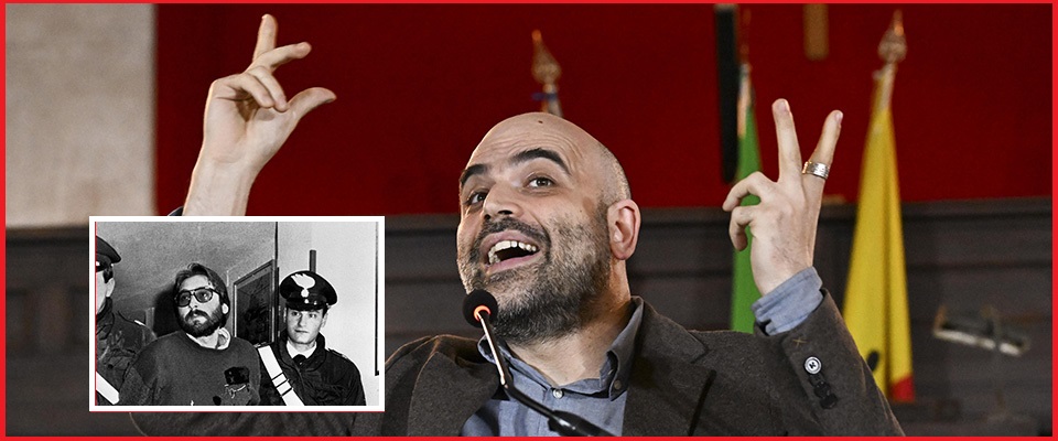 Il “tigrotto” Saviano si vanta pure di Sandokan: “Lo invitai io a pentirsi, gli dissi che era in crisi…”