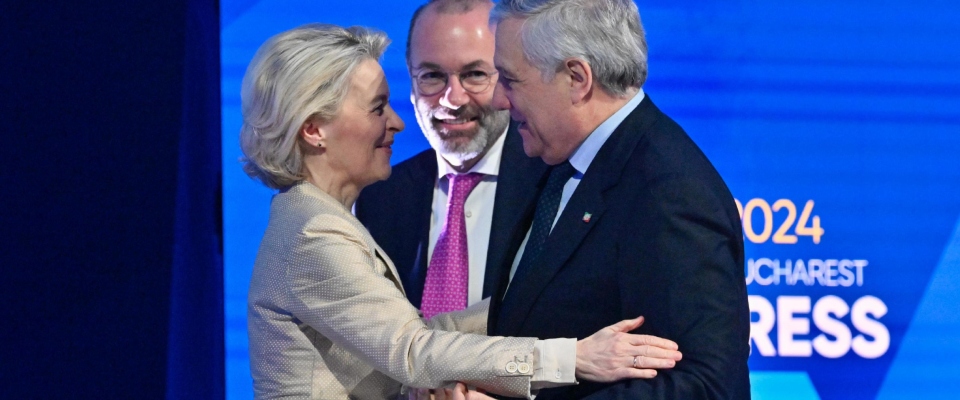 Ppe, von der Leyen vira a destra. E Tajani candida l’Italia alla vicepresidenza Ue