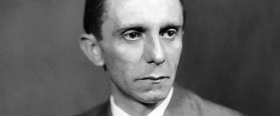 Goebbels “maestro” della sinistra tra propaganda e mistificazione: abbattere l’avversario
