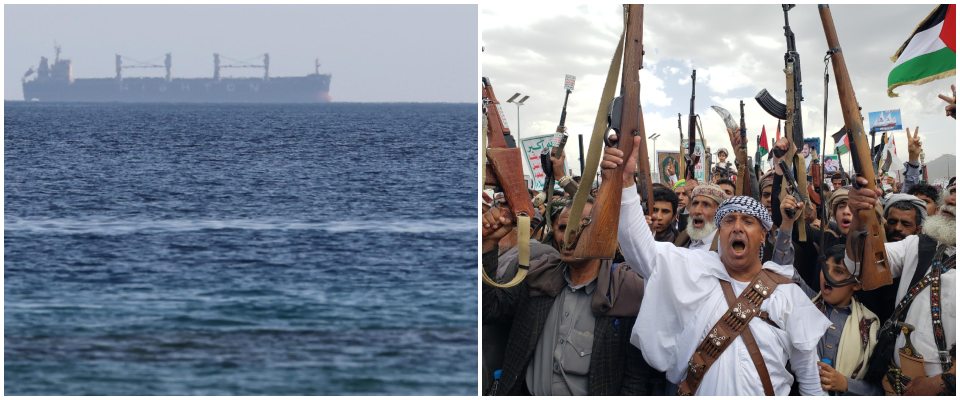 Nuovo attacco degli Houthi nel Mar Rosso: colpita una nave diretta a Venezia, fuoco a bordo