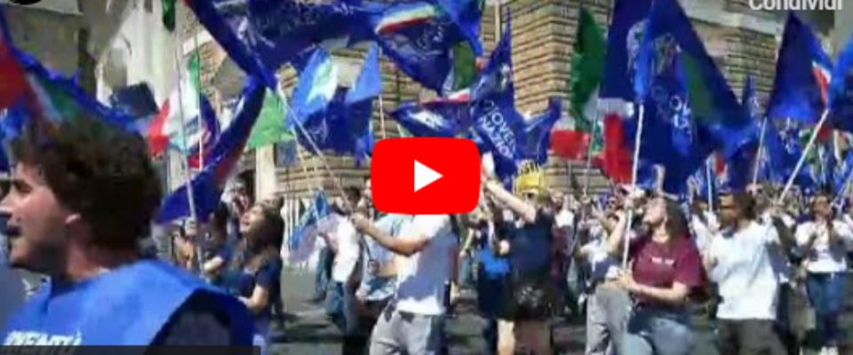 gioventù nazionale corteo