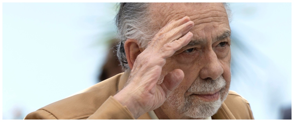 Francis Ford Coppola, accuse choc: “Sul set di Megalopolis baciava le comparse”