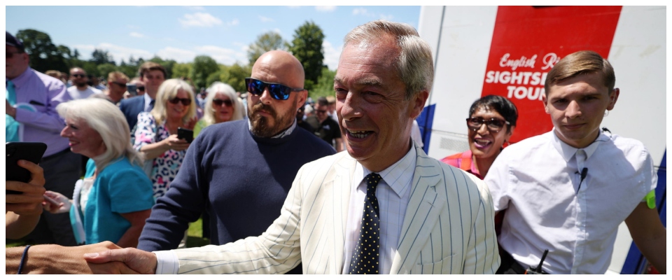 Gran Bretagna giovedì al voto: laburisti verso la vittoria e Farage può insidiare i conservatori
