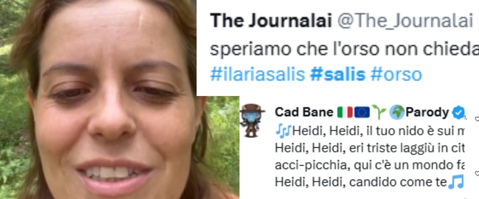 Ilaria Salis è in vacanza nel bosco. La geniale replica social: speriamo che l’orso non chieda l’affitto (video)