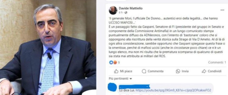 Antimafia, manipolate le frasi di Gasparri nelle chat interne. Il Pd cavalca la fake news. FdI: “Inquietante”