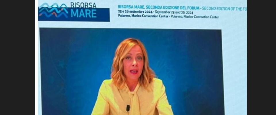 Risorsa Mare 2024, Meloni: “Siamo un ponte naturale nel Mediterraneo, recuperiamo il tempo perso”