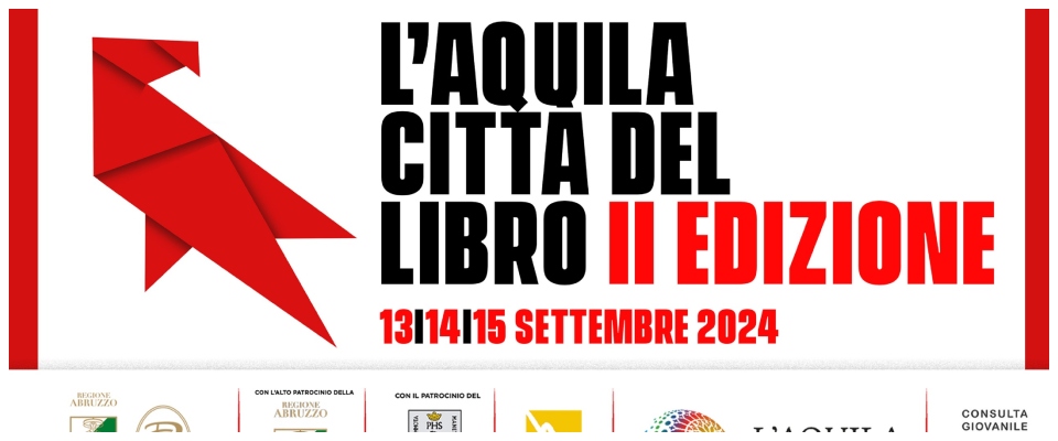 L’Aquila diventa “città del libro”: dal 13 al 15 settembre l’appuntamento con la cultura in Abruzzo