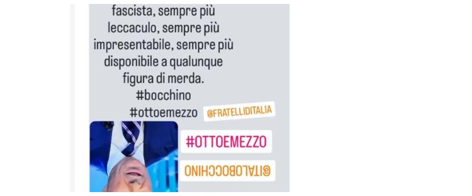 Italo Bocchino a testa in giù, insultato e offeso: la nuova “impresa” sui social degli antifà