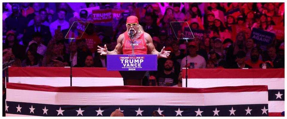 Trump infiamma il Madison Square Garden, Hulk Hogan: “Qui non ci sono nazisti, ma solo americani”