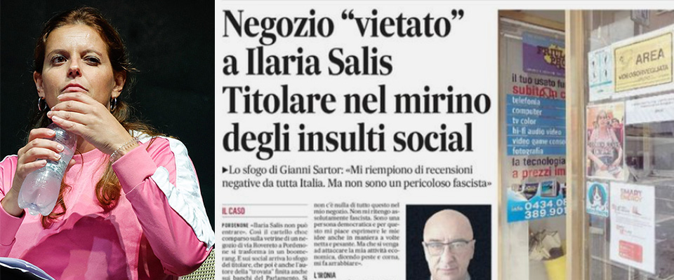 Vietò l’ingresso di Ilaria Salis nel suo negozio, preso di mira dagli “haters” di sinistra. “Mi insultano”