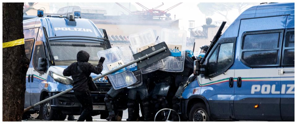 corteo palestina Roma