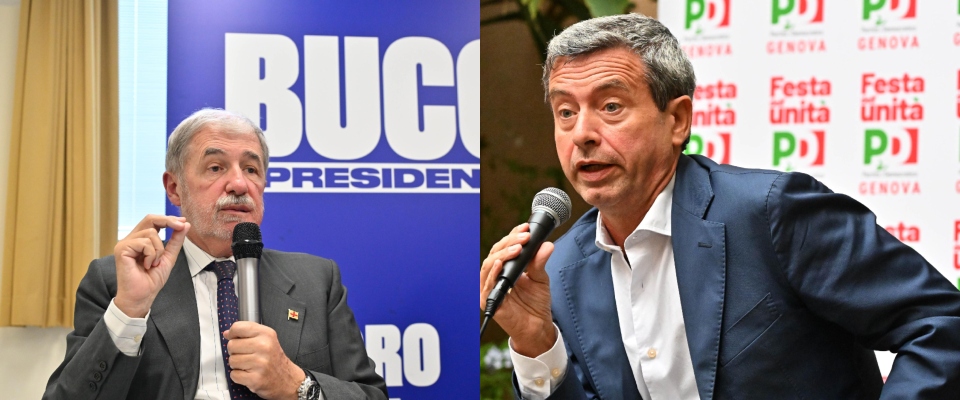 Liguria, sondaggio Ipsos: Bucci in testa. Il sindaco di Genova al 49%, Orlando fermo al 46%