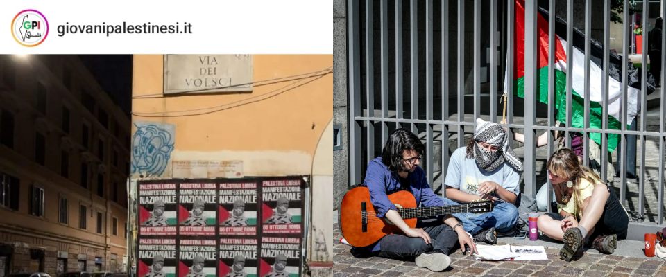 Corteo del 5 ottobre: i veri palestinesi si sfilano, in piazza restano i falsi rivoluzionari de noantri