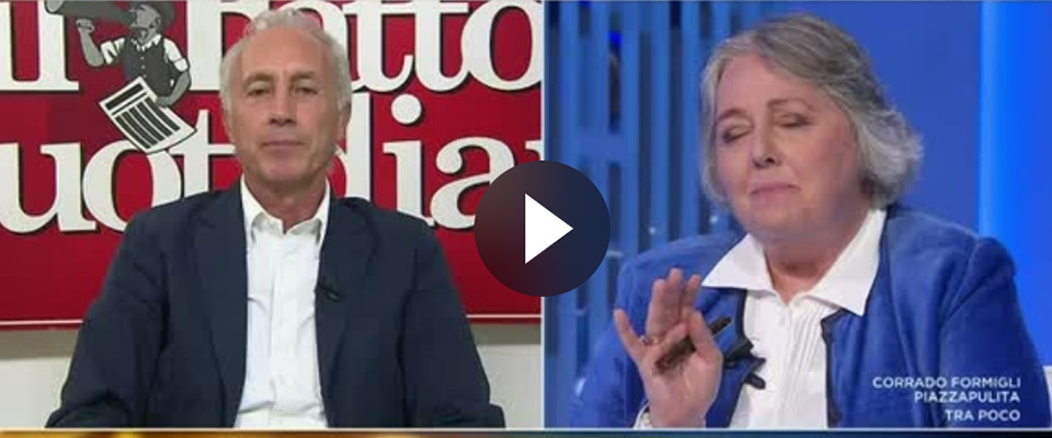 Utero in affitto, Travaglio sta con la destra: “E’ orripilante”. Cala il gelo nello studio della Gruber (video)