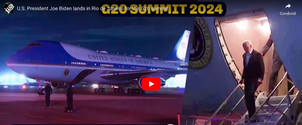 Biden mostra i muscoli a Putin ma poi evita la passerella al G20 per evitare di cadere (video)