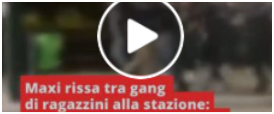 Sabato di terrore a Pordenone: scontri tra gang di minori stranieri alla stazione (video)