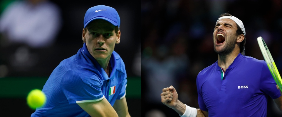 Coppa Davis, Sinner e Berrettini fermano l’Australia. E l’Italia vola di nuovo in finale (domani alle 16)